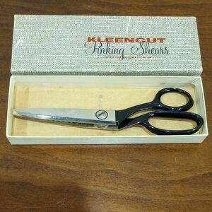 Kleencut Pinking Shears With Original Box - Mid Century Vintage!